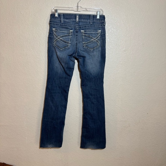 ARIAT MID RISE BOOT CUT REAL RIDING JEANS - Picture 4 of 6